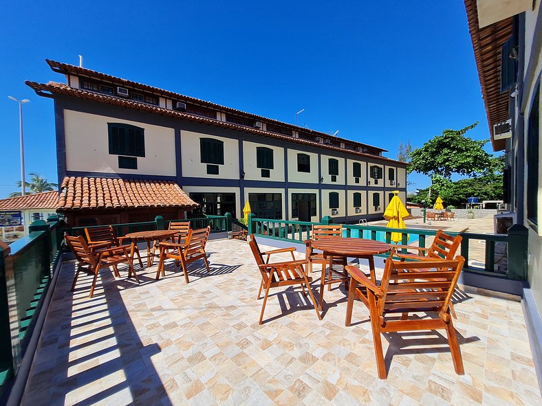 Apto Duplex, Peró - Cabo Frio. Conforto, Piscina, Beira Mar.