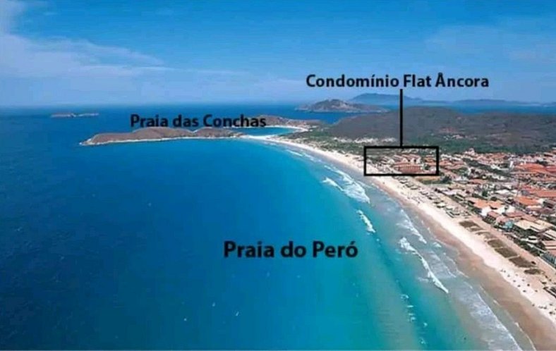 Apto Duplex, Peró - Cabo Frio. Conforto, Piscina, Beira Mar.