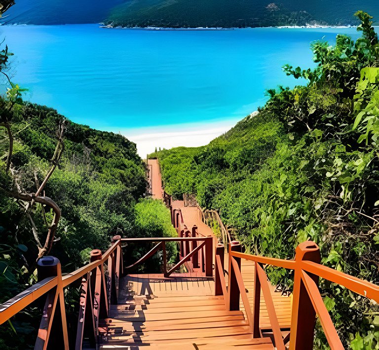 Praia Grande, Arraial do cabo Apto 1Qto, Vista Mar