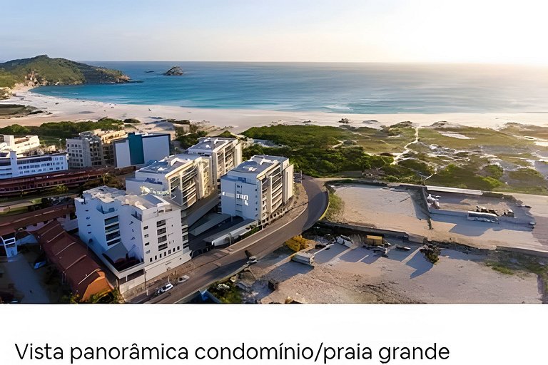 Praia Grande, Arraial do cabo Apto 1Qto, Vista Mar