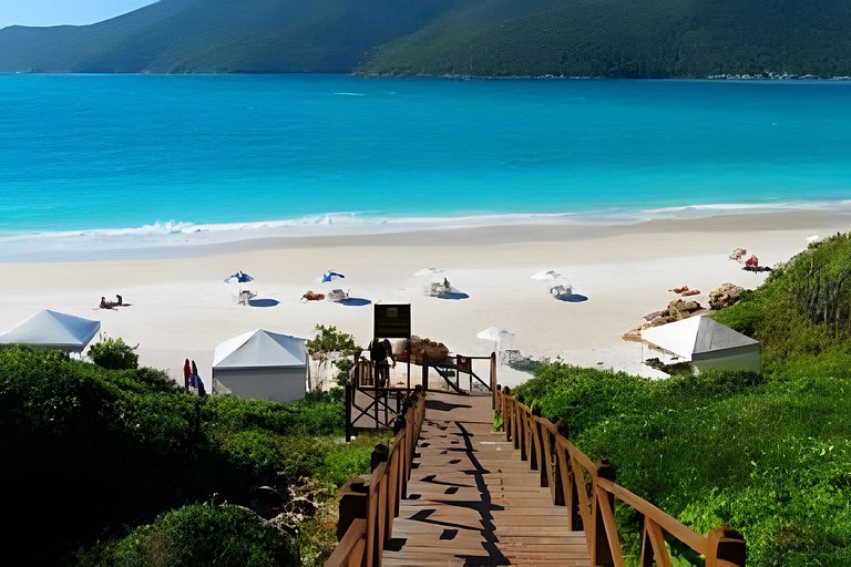 Praia Grande, Arraial do cabo Apto 1Qto, Vista Mar